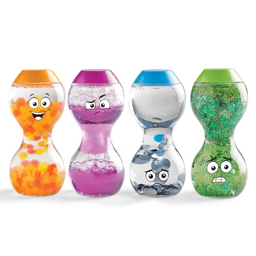 Learning Resources 96242 Fokus Äußere Deine Gefühle Flaschen, Aufgeregt Ungeduldig Einsam Nervös, ab 3 Jahren, Emotions-Spielzeug für Kinder, sensorisches, Spiele zum Fummeln, SEL, Mehrfarbig, Small Learning Resources 96242 Fokus Äußere Deine Gefühle Flaschen, Aufgeregt Ungeduldig Einsam Nervös, ab 3 Jahren, Emotions-Spielzeug für Kinder, sensorisches, Spiele zum Fummeln, SEL, Mehrfarbig, Small von hand2mind