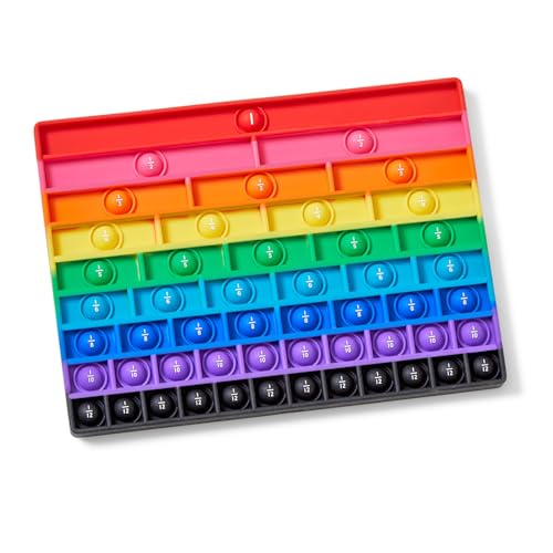 Learning Resources Rainbow Fraction Sensorischer Bubble Popper, Lernspielzeug für Brüche ab 8 Jahren Learning Resources Rainbow Fraction Sensorischer Bubble Popper, Lernspielzeug für Brüche ab 8 Jahren von hand2mind