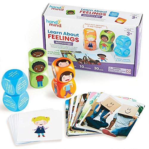 Learning Resources Learn About Feelings Activity-Set Entdecken Sie Gefühle und üben Sie soziale Emotionale Fähigkeiten, ab 3 Jahren von Learning Resources