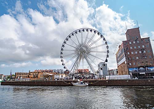 HANSEPUZZLE 106470 - Riesenrad Puzzle 130 Teile | Reisen Puzzle mit hochwertiger Puzzle Aufbewahrung: Kartonbox und wiederverschließbarem Beutel | Puzzle-Maße: 28,7 x 20 cm HANSEPUZZLE 106470 - Riesenrad Puzzle 130 Teile | Reisen Puzzle mit hochwertiger Puzzle Aufbewahrung: Kartonbox und wiederverschließbarem Beutel | Puzzle-Maße: 28,7 x 20 cm von hansepuzzle