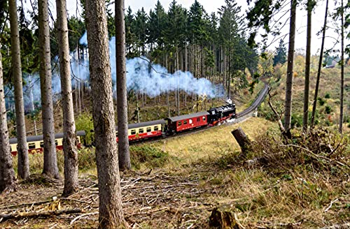 HANSEPUZZLE 109874 - Eisenbahn Puzzle 500 Teile | Fortbewegung Puzzle mit hochwertiger Puzzle Aufbewahrung: Kartonbox und wiederverschließbarem Beutel | Puzzle-Maße: 46 x 30 cm HANSEPUZZLE 109874 - Eisenbahn Puzzle 500 Teile | Fortbewegung Puzzle mit hochwertiger Puzzle Aufbewahrung: Kartonbox und wiederverschließbarem Beutel | Puzzle-Maße: 46 x 30 cm von hansepuzzle