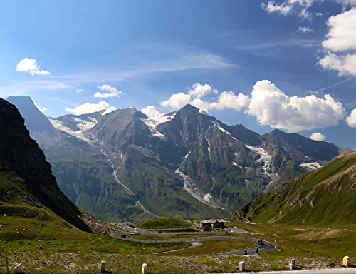 hansepuzzle 20130 - Großglockner Puzzle 1000 Teile | Natur Puzzle mit hochwertiger Puzzle Aufbewahrung: Kartonbox und Wieder verschließbarem Beutel | Puzzle-Maße: 60 x 46 cm von hansepuzzle