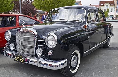 hansepuzzle 41924 - Oldtimer Puzzle 500 Teile | Fortbewegung Puzzle mit hochwertiger Puzzle Aufbewahrung: Kartonbox und wiederverschließbarem Beutel | Puzzle-Maße: 46 x 30 cm von hansepuzzle