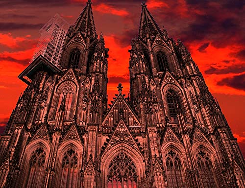 HANSEPUZZLE 57654 - Kölner Dom Puzzle 1000 Teile | Religion Puzzle mit hochwertiger Puzzle Aufbewahrung: Kartonbox und Wieder verschließbarem Beutel | Puzzle-Maße: 60 x 46 cm HANSEPUZZLE 57654 - Kölner Dom Puzzle 1000 Teile | Religion Puzzle mit hochwertiger Puzzle Aufbewahrung: Kartonbox und Wieder verschließbarem Beutel | Puzzle-Maße: 60 x 46 cm von hansepuzzle