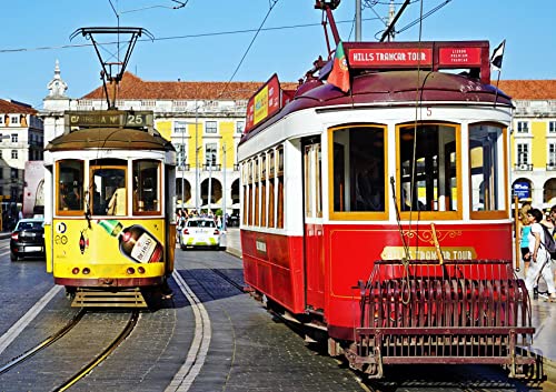 HANSEPUZZLE 104766 - Straßen-Bahn Puzzle 130 Teile | Reisen Puzzle mit hochwertiger Puzzle Aufbewahrung: Kartonbox und wiederverschließbarem Beutel | Puzzle-Maße: 28,7 x 20 cm HANSEPUZZLE 104766 - Straßen-Bahn Puzzle 130 Teile | Reisen Puzzle mit hochwertiger Puzzle Aufbewahrung: Kartonbox und wiederverschließbarem Beutel | Puzzle-Maße: 28,7 x 20 cm von hansepuzzle