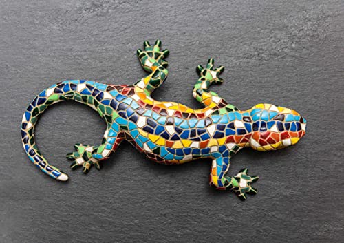 hansepuzzle 17525 - Eidechse Puzzle 130 Teile | Tierwelt Puzzle mit hochwertiger Puzzle Aufbewahrung: Kartonbox und wiederverschließbarem Beutel | Puzzle-Maße: 28,7 x 20 cm von hansepuzzle