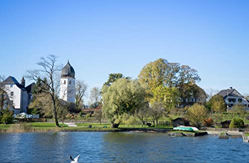 HANSEPUZZLE 20556 - Chiemsee Puzzle 500 Teile | Natur Puzzle mit hochwertiger Puzzle Aufbewahrung: Kartonbox und wiederverschließbarem Beutel | Puzzle-Maße: 46 x 30 cm von hansepuzzle