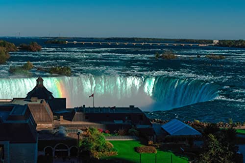 HANSEPUZZLE 20772 - Niagara-Fälle Puzzle 2000 Teile | Natur Puzzle mit hochwertiger Puzzle Aufbewahrung: Kartonbox und Wieder verschließbarem Beutel | Puzzle-Maße: 90 x 60 cm von hansepuzzle