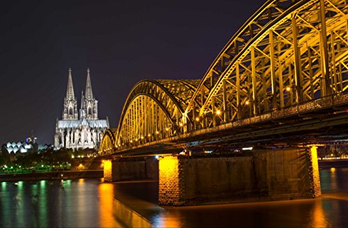 hansepuzzle 53585 - Kölner Dom Puzzle 500 Teile | Religion Puzzle mit hochwertiger Puzzle Aufbewahrung: Kartonbox und wiederverschließbarem Beutel | Puzzle-Maße: 46 x 30 cm von hansepuzzle
