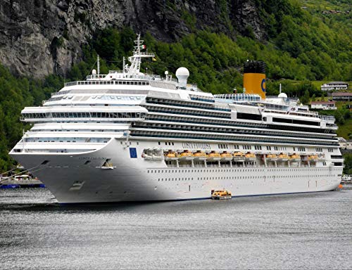 HANSEPUZZLE 70452 - Kreuzfahrtschiff Puzzle 1000 Teile | Fortbewegung Puzzle mit hochwertiger Puzzle Aufbewahrung: Kartonbox und Wieder verschließbarem Beutel | Puzzle-Maße: 60 x 46 cm von hansepuzzle