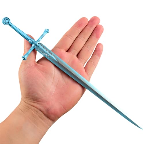 haobook Elden Ring Sammlerstück Carian Knight's Schwertmodell – 11,8 Zoll Vollmetall-Spielrequisiten mit Ausstellungsständer Schreibtischdekoration Ornamente Gaming-Geschenk für Männer Cosplay von haobook