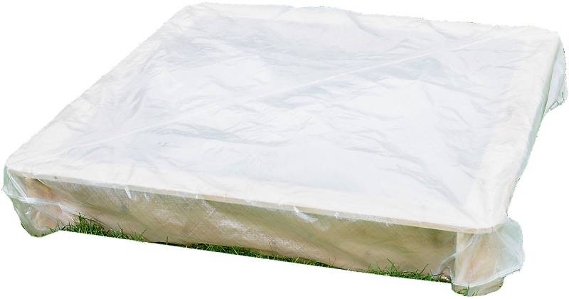 Abdeck- und Bodenplane 120 x 120 cm von happy people