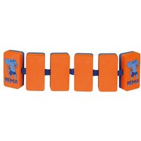 BEMA® 18010 - Kinder Schwimm Gürtel Orange, Schwimmweste, Schwimmlernhilfe, Schwimmgürtel, Bademanschette, 6-fach, 30-60 kg, 6-12Jahre von happy people