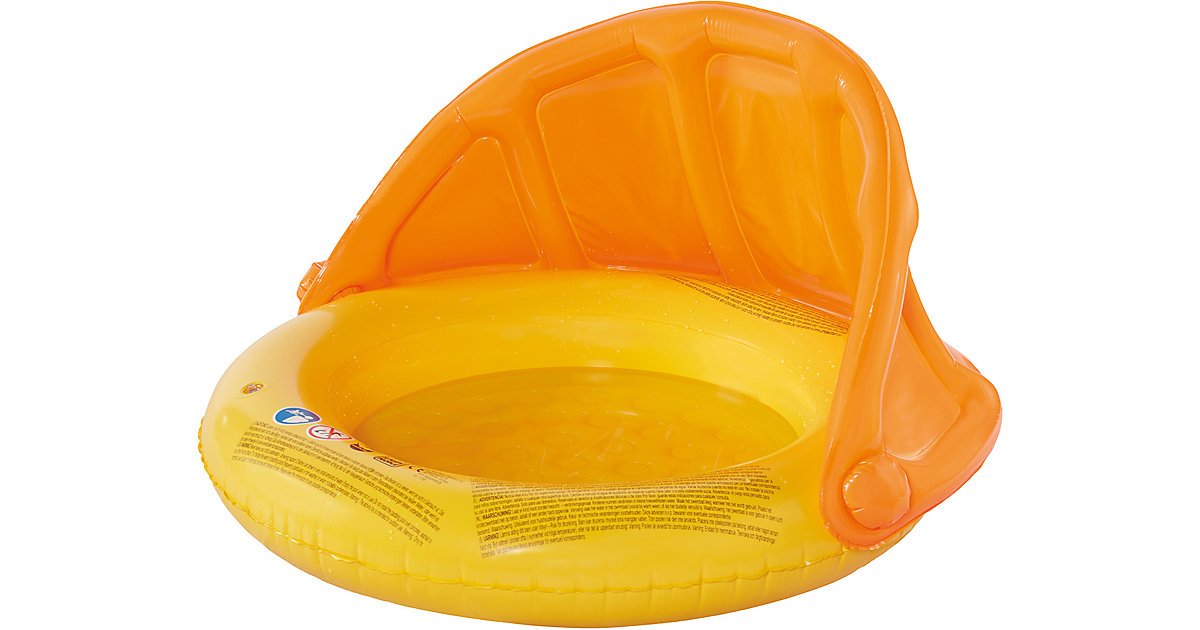Baby Pool mit Dach orange/gelb Baby Pool mit Dach orange/gelb von happy people