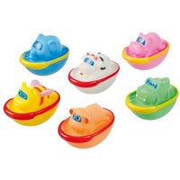 HAPPY PEOPLE 40151 6 kleine Bade-Schiffchen im Netz von happy people