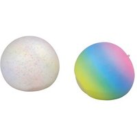 HAPPY PEOPLE 60717 Anti-Stress-Ball, Durchmesser ca.10 cm, 2-fach sortiert: regenbogenfarbend, weiß mit bunten Punkten HAPPY PEOPLE 60717 Anti-Stress-Ball, Durchmesser ca.10 cm, 2-fach sortiert: regenbogenfarbend, weiß mit bunten Punkten von happy people