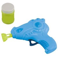 HAPPY PEOPLE 86961 Seifenblasenpistole im Set mit Seifenblasenflüssigkeit, farblich sortiert von happy people
