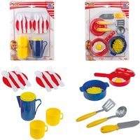 Koch- oder Tee Set mehrfarbig 7 Teile 2fach sortiert von happy people