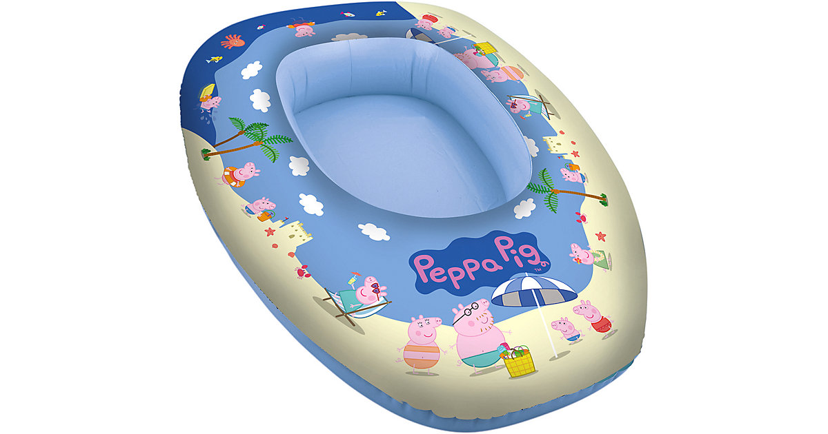 Peppa Pig Kinderboot bunt von happy people