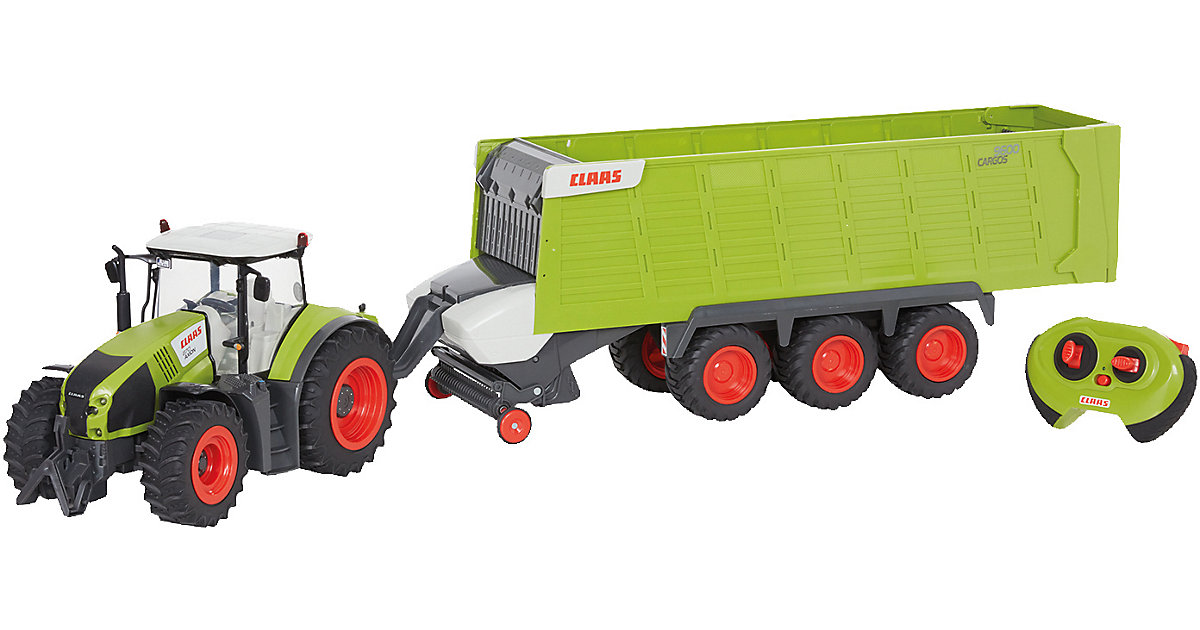 RC Traktor Axion 870 & Cargos 9600 Maßstab 1:16 grün von happy people