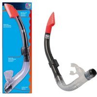 Schnorchel Erwachsene schwarz/orange/durchsichtig 17x4x46cm von happy people