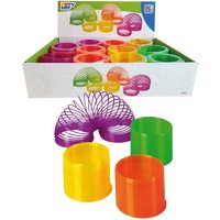 Spirale Neon Kunststoff mehrfarbig Ø7,5cm 4fach sortiert von happy people