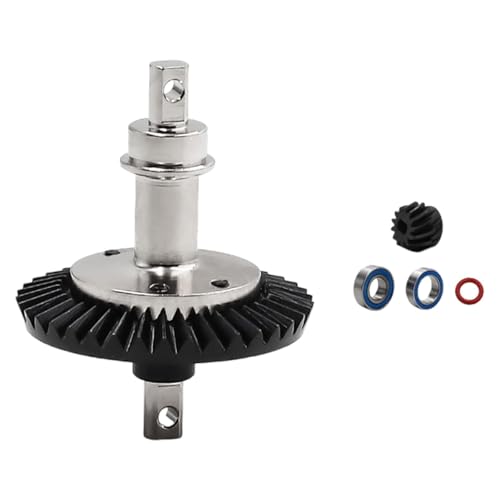 harayaa 1/10 RC-Auto, Differentialgetriebekomponenten, Wartung, DIY, Robustes, kompaktes, gehärtetes Stahlgetriebe, Upgrade-Teil für 4WD, Hinterradgetriebe harayaa 1/10 RC-Auto, Differentialgetriebekomponenten, Wartung, DIY, Robustes, kompaktes, gehärtetes Stahlgetriebe, Upgrade-Teil für 4WD, Hinterradgetriebe von harayaa