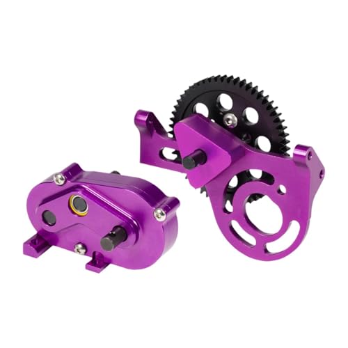 harayaa 1/10 RC -Auto vordere Metallgetriebe RC -Auto -Ersatz für RC -Autogetriebe für Upgrade, Lila von harayaa