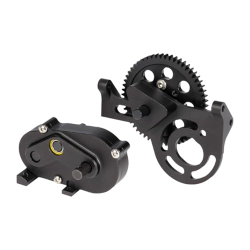 harayaa 1/10 RC -Auto vordere Metallgetriebe RC -Auto -Ersatz für RC -Autogetriebe für Upgrade, Schwarz von harayaa