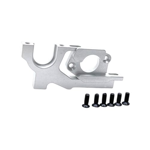 harayaa 1/10 skalieren RC Einstellbarer Motorhalter RC -Auto -Austausch Einfacher Installationsmotor Rahmen für 1/10 104001, Silber von harayaa