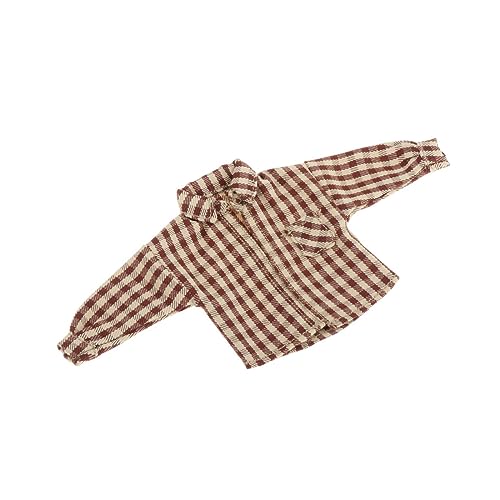 harayaa 1/12 Hemd Mini Kleidung, Leicht, Stilvoll, Bequem, Miniatur Outfits, Puppenkleidung für 6 Zoll Puppenmodell Zubehör, Khaki harayaa 1/12 Hemd Mini Kleidung, Leicht, Stilvoll, Bequem, Miniatur Outfits, Puppenkleidung für 6 Zoll Puppenmodell Zubehör, Khaki von harayaa