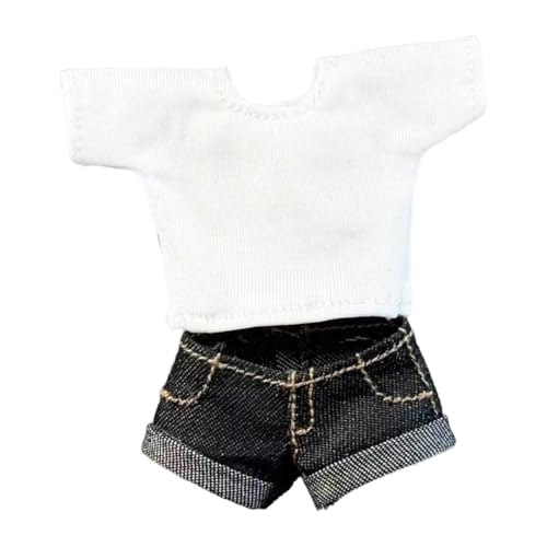 harayaa 1/12 Outfit mit Jeansshorts Und Oberteil für 6 Zoll Puppenfiguren, Schwarze Hosen harayaa 1/12 Outfit mit Jeansshorts Und Oberteil für 6 Zoll Puppenfiguren, Schwarze Hosen von harayaa