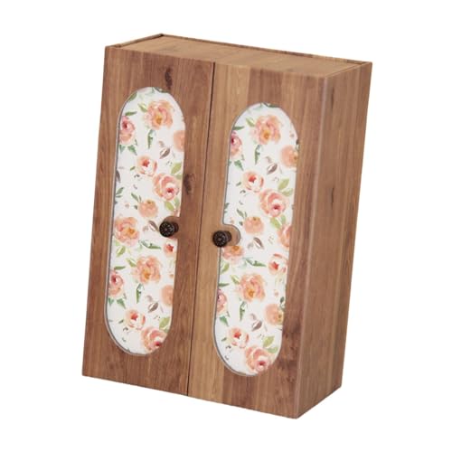 harayaa 1/12 Puppenhaus-Kleiderschrank, Puppenhaus-Zubehör, Lebensszene, Rollenspiel, Spielzeug, Landschaft, Puppenhaus-Möbel, Schrank für Kinder, Holzfarbe harayaa 1/12 Puppenhaus-Kleiderschrank, Puppenhaus-Zubehör, Lebensszene, Rollenspiel, Spielzeug, Landschaft, Puppenhaus-Möbel, Schrank für Kinder, Holzfarbe von harayaa