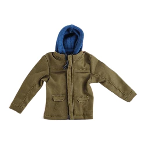 harayaa 1/12 Puppenjacke mit Kapuze für Figuren, Miniatur Kleidung, Sammelaccessoire, GrÜn harayaa 1/12 Puppenjacke mit Kapuze für Figuren, Miniatur Kleidung, Sammelaccessoire, GrÜn von harayaa