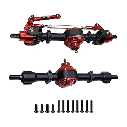 harayaa 1/12 Vorder- und Hinterachsensatz, kompletter Achssatz, RC-Autozubehör, langlebige Vorder- und Hinterachse für MN78 D90 D91 99S RC Car Modification, Schwarz harayaa 1/12 Vorder- und Hinterachsensatz, kompletter Achssatz, RC-Autozubehör, langlebige Vorder- und Hinterachse für MN78 D90 D91 99S RC Car Modification, Schwarz von harayaa
