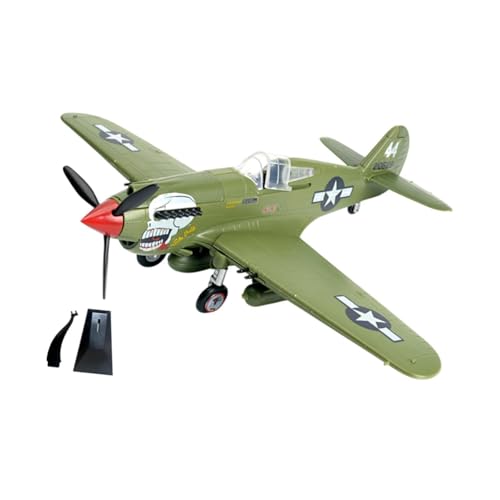 harayaa 1/48 Fighter Model Kit Lernflugzeug Spielzeug Fighter Modell für Schlafzimmer, GrÜn von harayaa