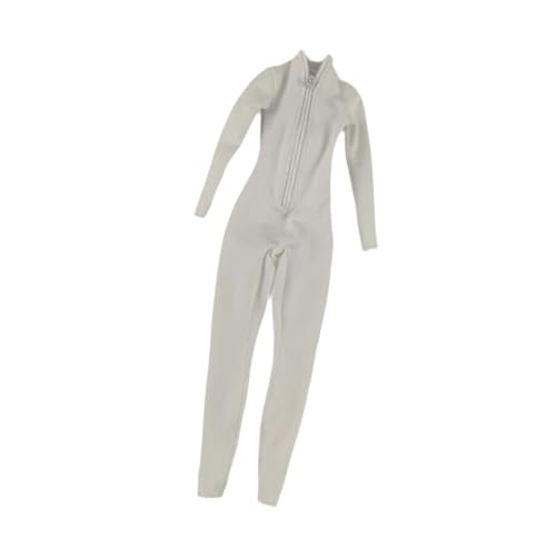 harayaa 1/6 Action Figuren Overall, Weibliche Figur, Kleidung, Stilvolle Miniatur Kostüm Puppen Outfits für 30,5 cm Große Figuren, Kinder Und Erwachsene, Weiß harayaa 1/6 Action Figuren Overall, Weibliche Figur, Kleidung, Stilvolle Miniatur Kostüm Puppen Outfits für 30,5 cm Große Figuren, Kinder Und Erwachsene, Weiß von harayaa