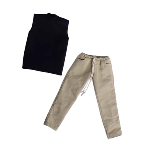 harayaa 1/6 Actionfiguren Kleidung Set Outfit Kostüm DIY Doll Dekoration Mode Top Hosen Puppenkleidung für 12 Zoll Figur Körper, Westehose harayaa 1/6 Actionfiguren Kleidung Set Outfit Kostüm DIY Doll Dekoration Mode Top Hosen Puppenkleidung für 12 Zoll Figur Körper, Westehose von harayaa