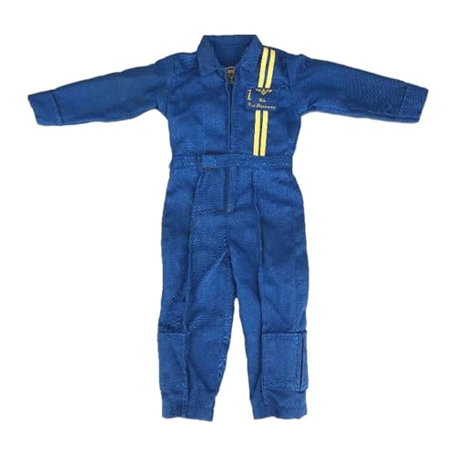 harayaa 1/6 Herren-Pilotenkostüm, Miniatur-Kleidungskostüm, handgefertigte Puppenkleidung für 12-Zoll-Puppenmodell-Anziehfiguren Zubehör von harayaa