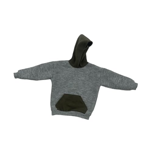 harayaa 1/6 Pullover Hoodie Outfit Kostüm Stylischer Cosplay Casual Hoodies Hoodie für Actionfiguren für 12" Männliche Figuren Verkleiden, Hellgrau harayaa 1/6 Pullover Hoodie Outfit Kostüm Stylischer Cosplay Casual Hoodies Hoodie für Actionfiguren für 12" Männliche Figuren Verkleiden, Hellgrau von harayaa