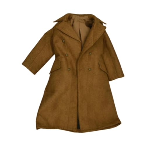 harayaa 1/6 Skala Männliche Figurenpuppenkleidung Trench Coat Action -Figuren Windbrecher für 12 -Zoll -Actionfiguren von harayaa
