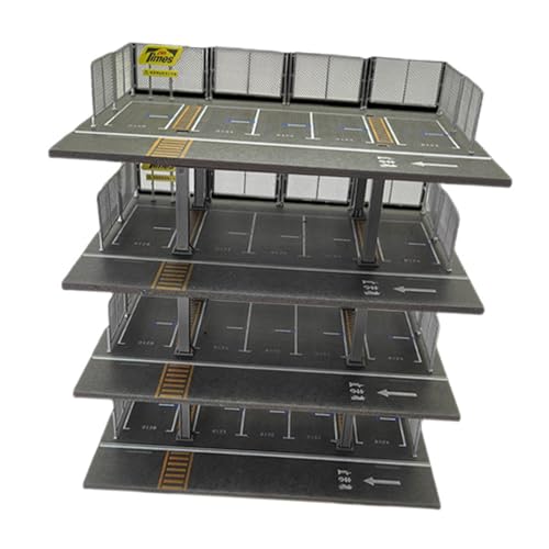 harayaa 1/64 Diecast Model Garage Diorama Display Parkplatz Display Hülle, Japanisch 4-Schicht von harayaa