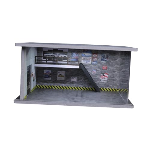 harayaa 1/64 Skala Modell Auto Display Fall Auto Reparatur Shop Modell Miniatur Szene Display Box, Style A harayaa 1/64 Skala Modell Auto Display Fall Auto Reparatur Shop Modell Miniatur Szene Display Box, Style A von harayaa