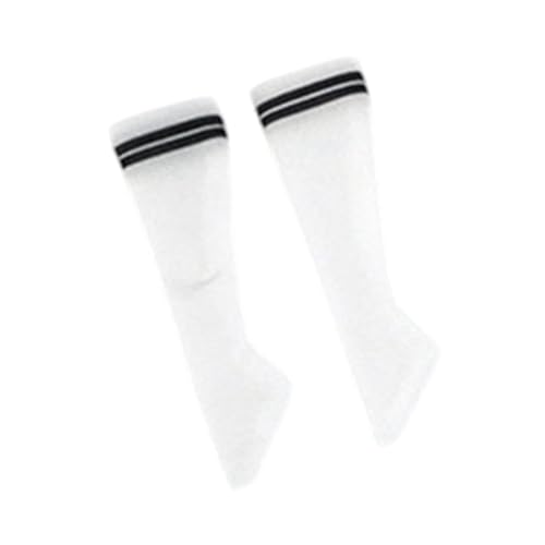 harayaa 1: 6 Skala Miniaturkalbsocken Crew Socken weibliche Nahtlose Socke für 12 '' weibliche Puppenfiguren, Schwarz von harayaa