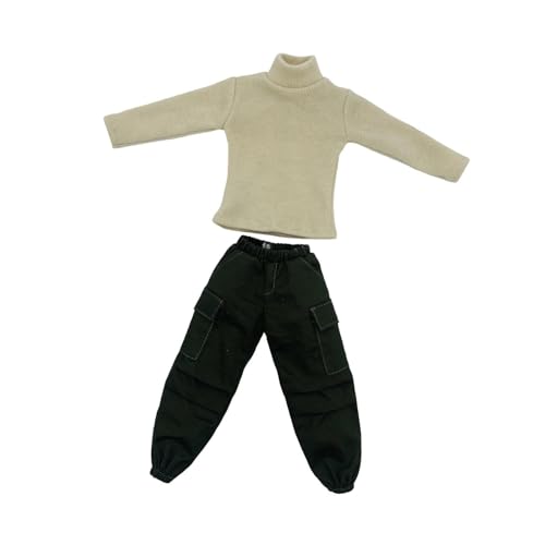 harayaa 1: 6 männliche Freizeitkleidung Kostüm Kleidung Party Requisiten für 12 '' Figure Body Cosplay, Beige von harayaa