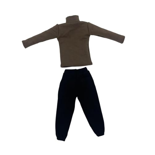 harayaa 1: 6 männliche Freizeitkleidung Kostüm Kleidung Party Requisiten für 12 '' Figure Body Cosplay, Dunkelbraun von harayaa