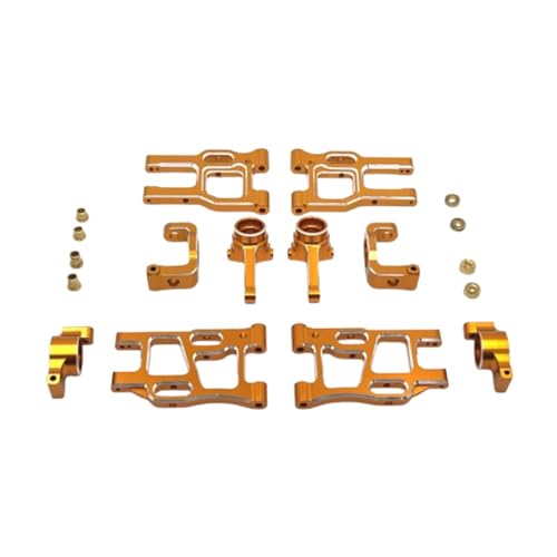 harayaa 1:10 RC Zubehör Kits für Ptg 2R Crawler Truck Modifikation, Metallteile für RC Hobby Auto, Gold von harayaa