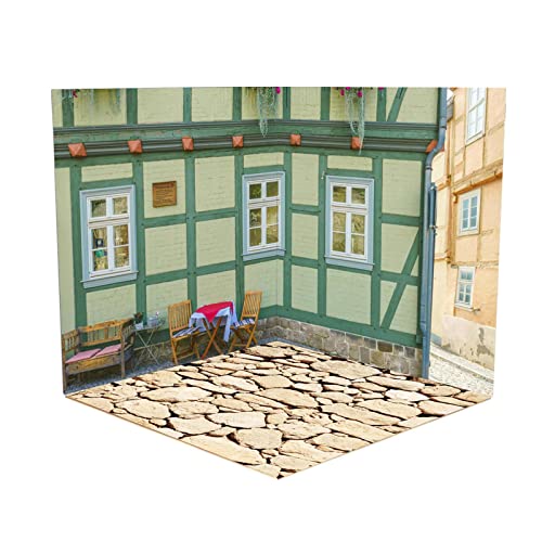 harayaa 1:12 Hintergrund Diorama Showcase Hintergrund, Camp Szene Layout für Action Figuren, Fahrzeug Szene Spielzeug Puppen Diecast Auto, Stil d harayaa 1:12 Hintergrund Diorama Showcase Hintergrund, Camp Szene Layout für Action Figuren, Fahrzeug Szene Spielzeug Puppen Diecast Auto, Stil d von harayaa
