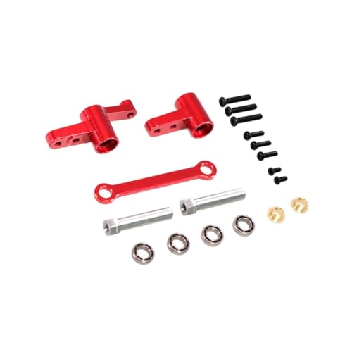 harayaa 1:14 bürstenloser RC -Autolenker - -Kit RC -Auto -Upgrades Accessoires Rostfeste RC -Autos für 1/14 Go 14209 14210, Rot von harayaa