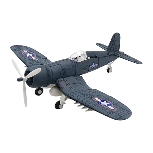 harayaa 1:48 Bausätze DIY Flugzeug Handwerk Spielzeug für Jungen Flugzeugmodell 3D Puzzles, Navy blau von harayaa